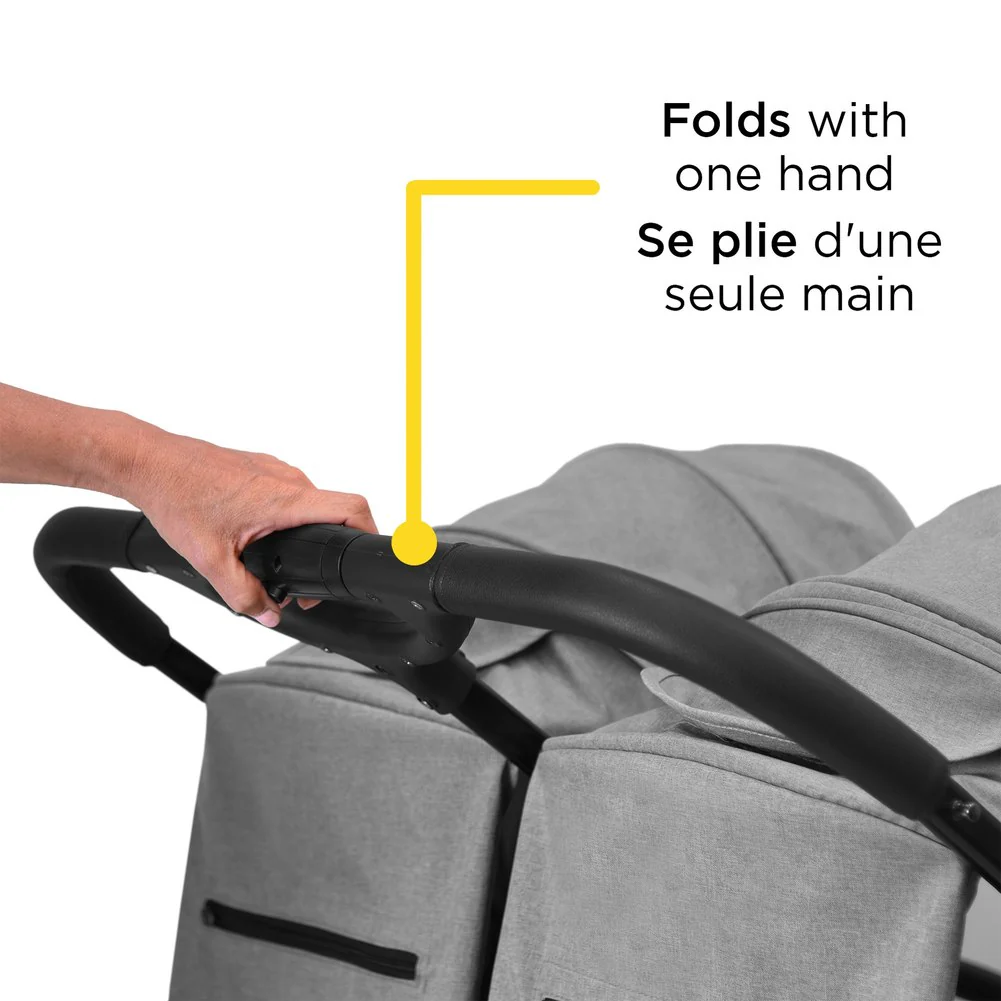 Safety 1st Double Double Duo Stroller - Flint Grey - Image 3