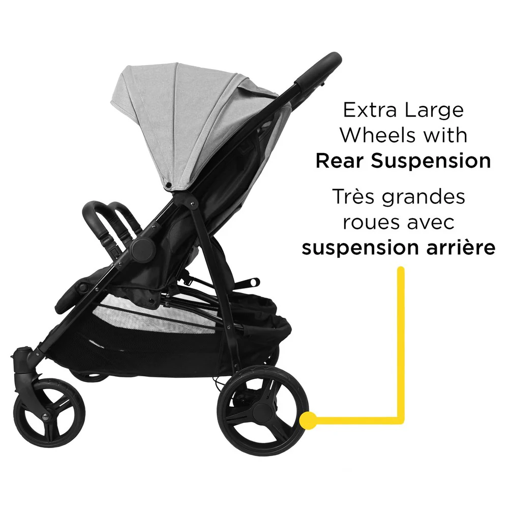 Safety 1st Double Double Duo Stroller - Flint Grey - Image 8