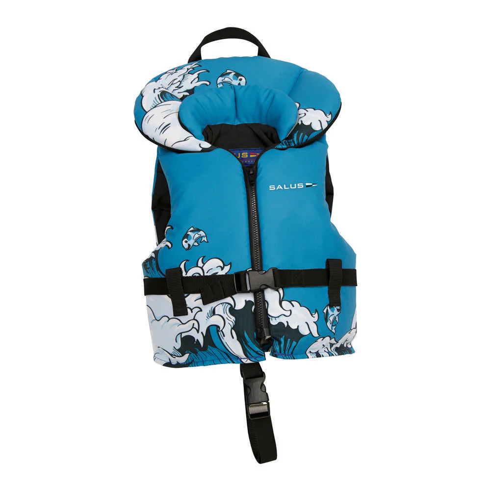 Salus Nimbus Child Floatation Vest - Blue Waves 30-60lbs