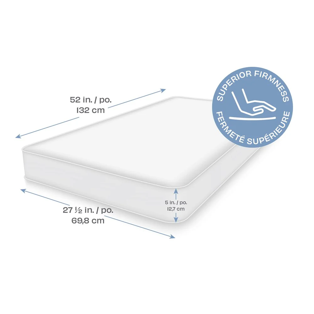 Simmons Genesis Deluxe Organic Crib & Toddler Bed Mattress - Image 3