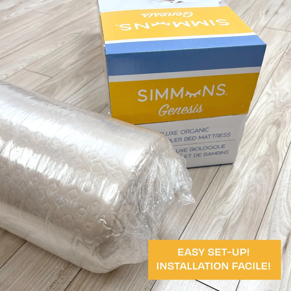 Simmons Genesis Deluxe Organic Crib & Toddler Bed Mattress - Image 6
