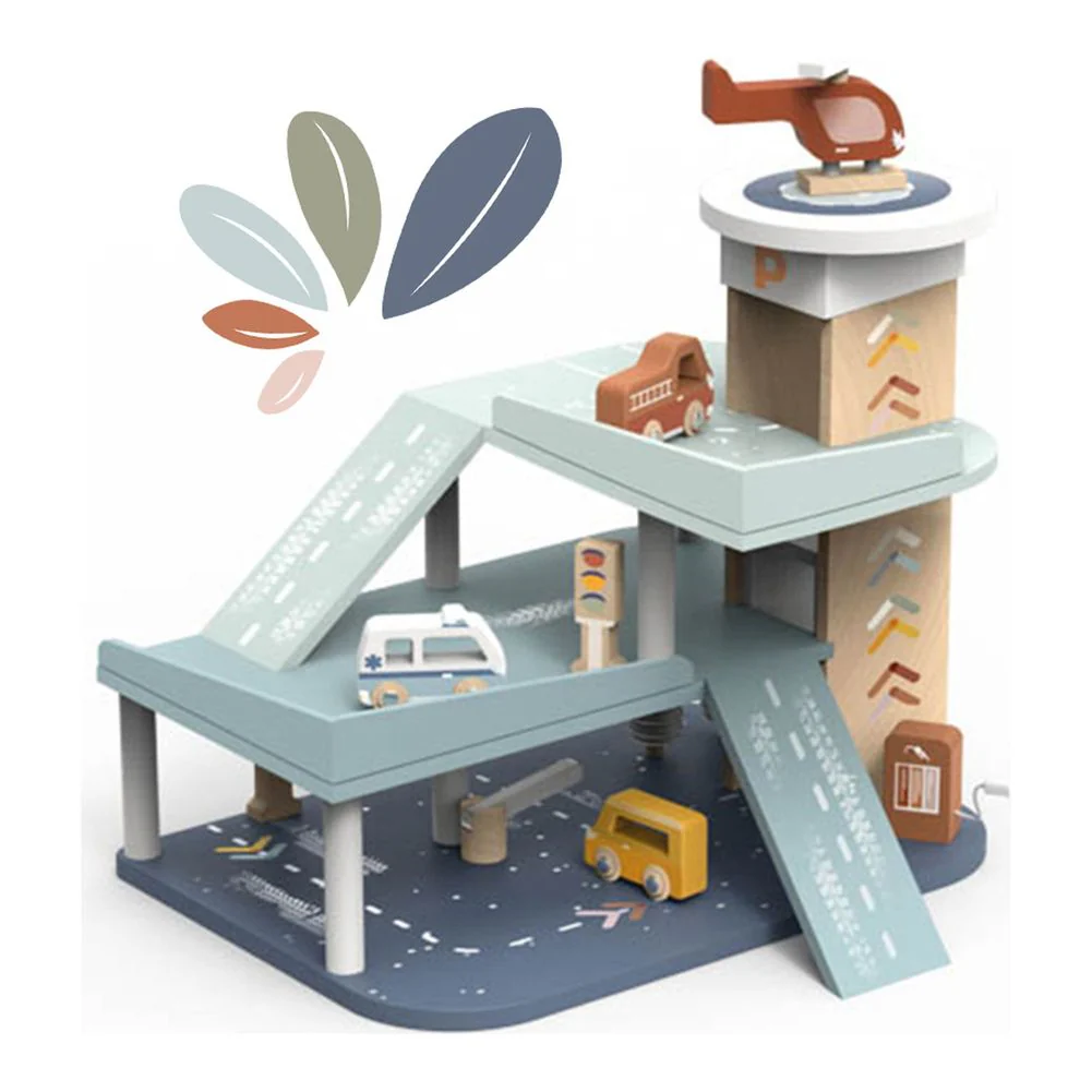 Speedy Monkey Garage Playset