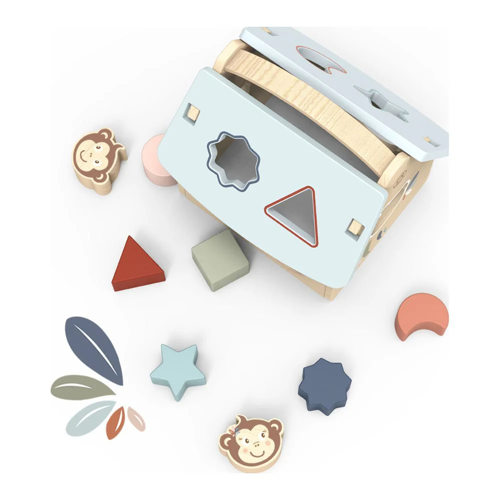 Speedy Monkey House Shape Sorter Activity Toy - Image 2