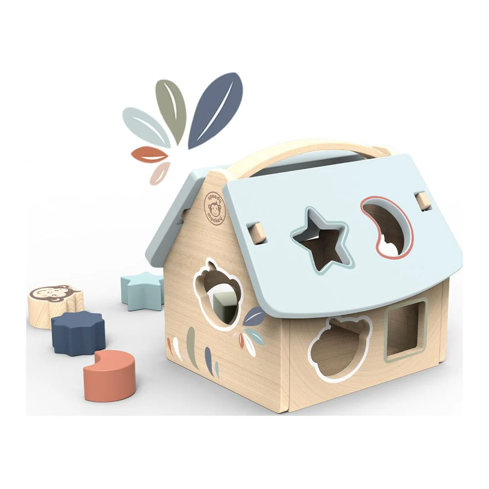 Speedy Monkey House Shape Sorter Activity Toy - Image 3
