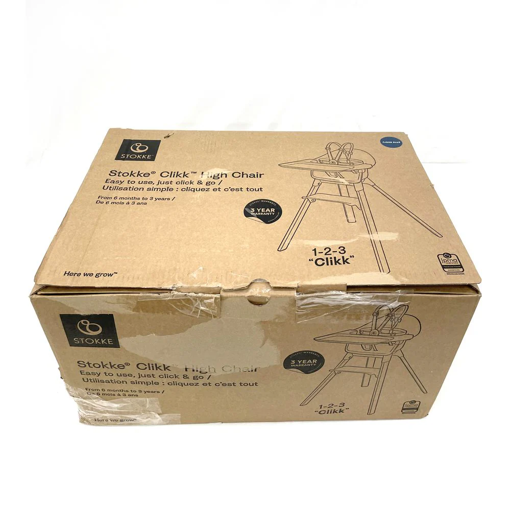 Stokke Clikk High Chair - Fjord Blue (Open Box) - Image 3