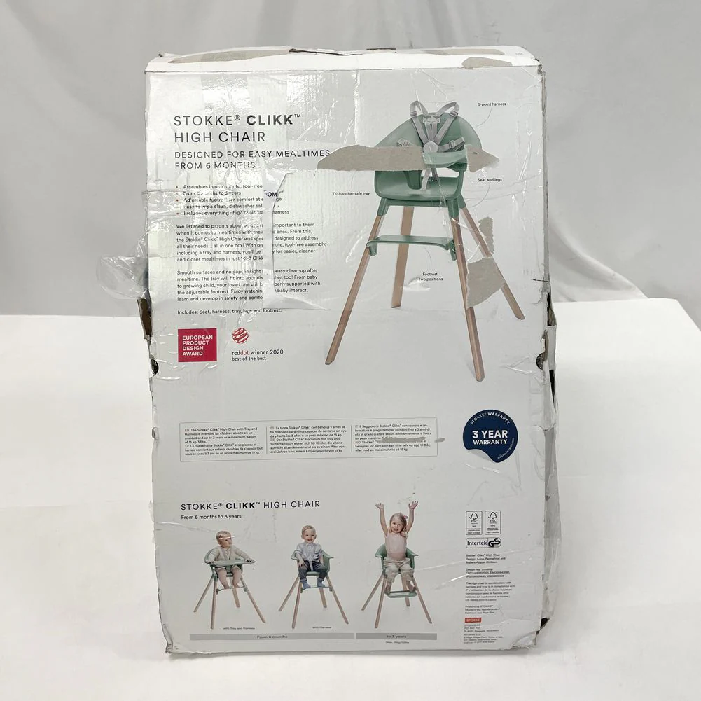 Stokke Clikk High Chair - Fjord Blue (Open Box) - Image 2
