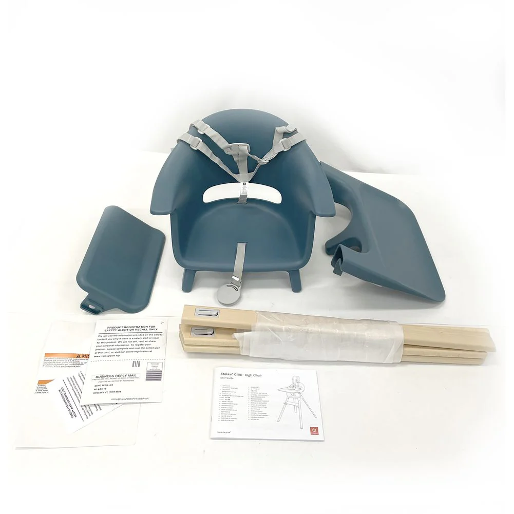 Stokke Clikk High Chair - Fjord Blue (Open Box) - Image 5