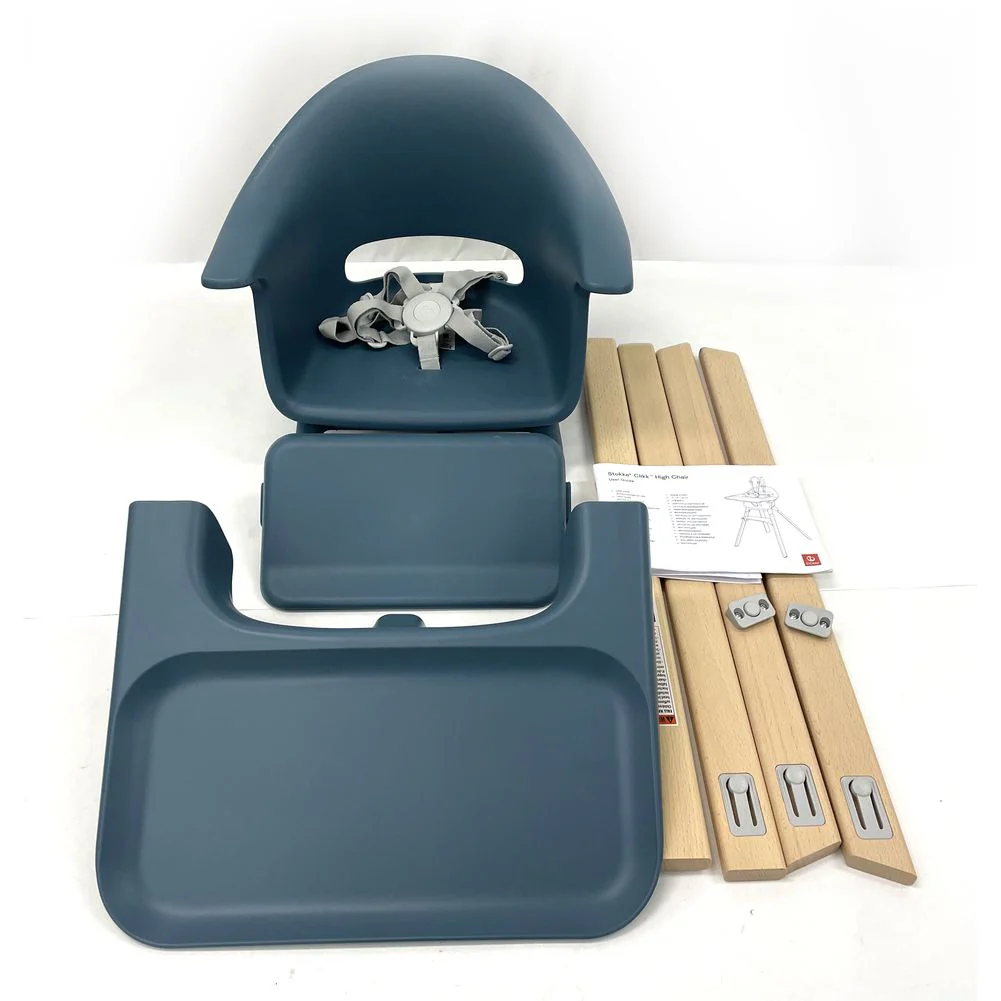 Stokke Clikk High Chair - Fjord Blue (Open Box) - Image 6