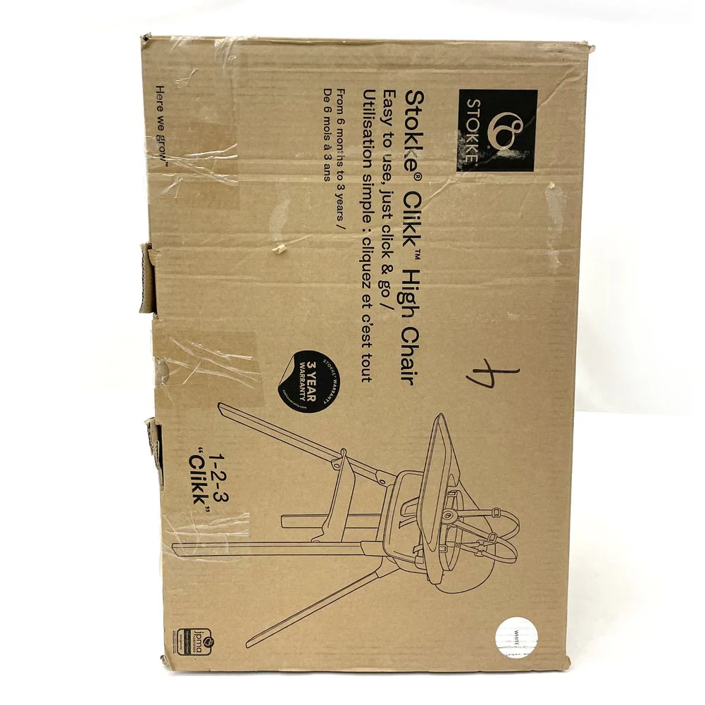 Stokke Clikk High Chair - White (Open Box) - Image 2