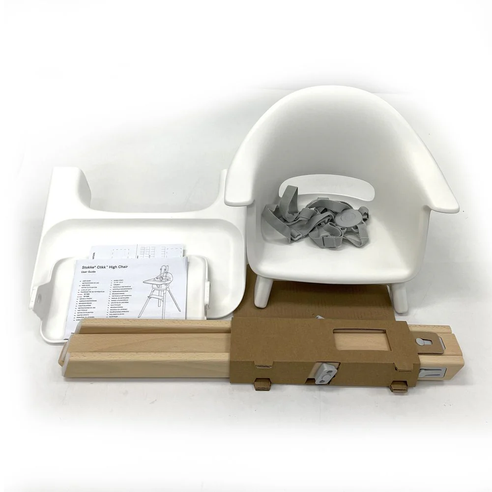 Stokke Clikk High Chair - White (Open Box) - Image 3