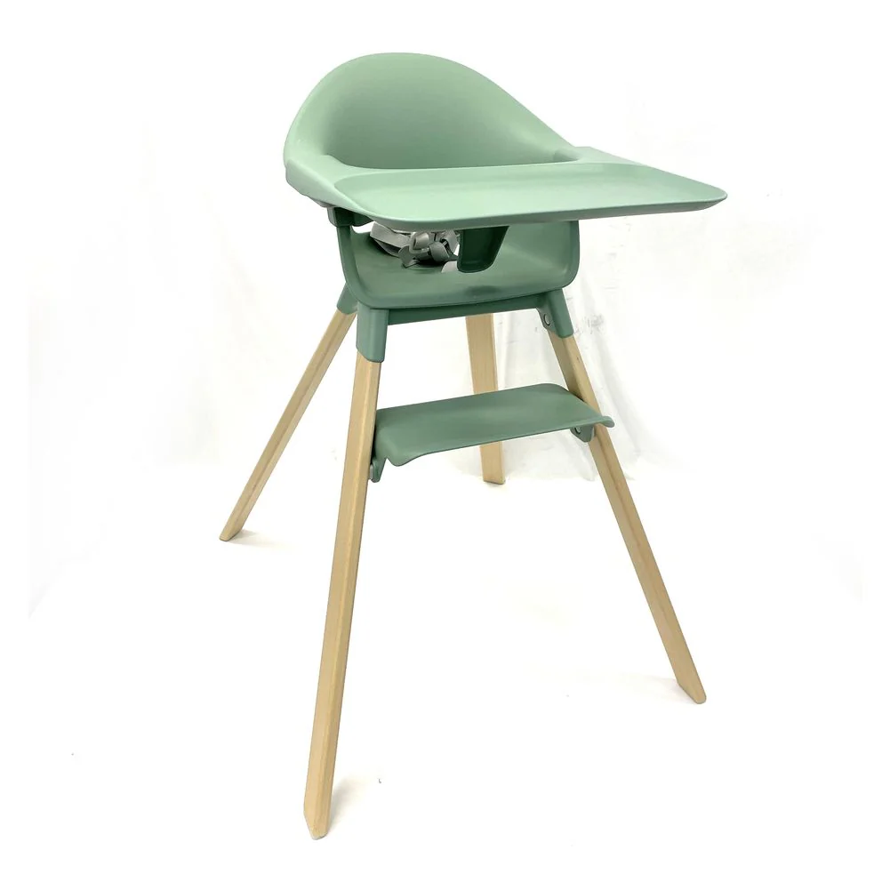 Stokke Clikk High Chair with Travel Bag - Clover Green (Open Box) - Image 3