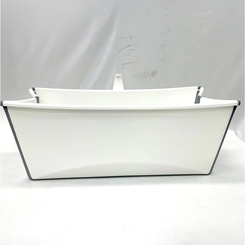 Stokke Flexi Bath Bundle with Heat-Sensitive Plug and Flexi Bath Newborn Support - White (Open Box) - Image 7