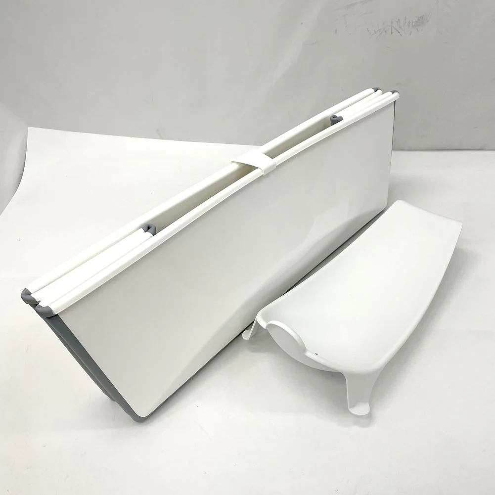 Stokke Flexi Bath X-Large Bundle and Flexi Bath Newborn Support - White (Open Box) - Image 5