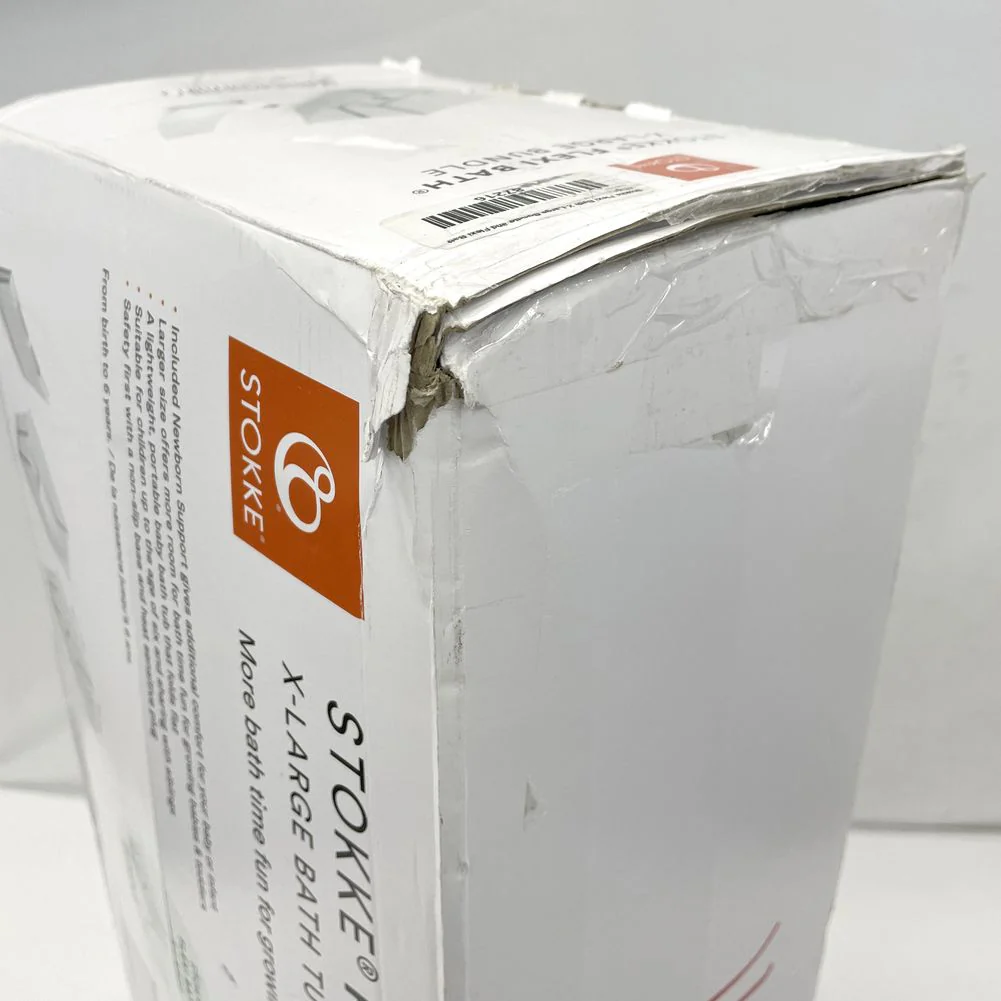 Stokke Flexi Bath X-Large Bundle and Flexi Bath Newborn Support - White (Open Box) - Image 3