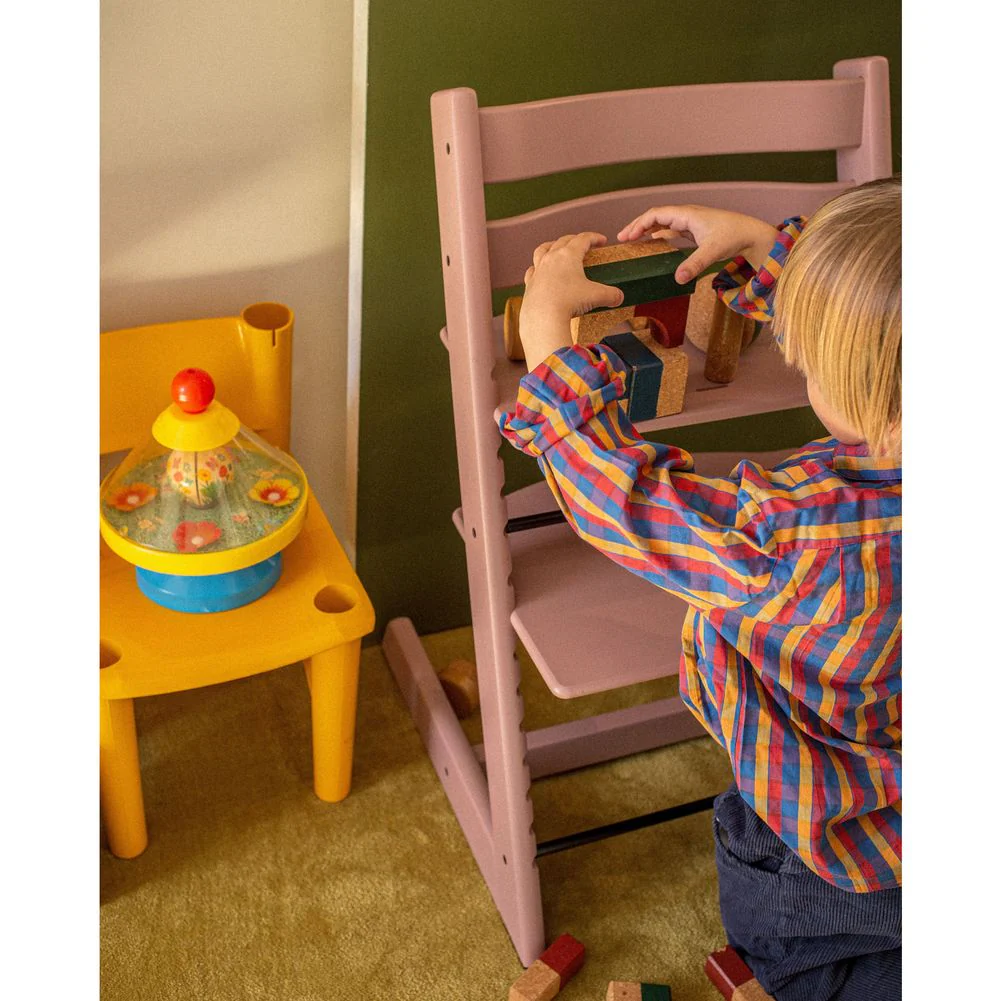 Stokke Tripp Trapp Oak High Chair2 with Cushion and Table Tray - Image 7