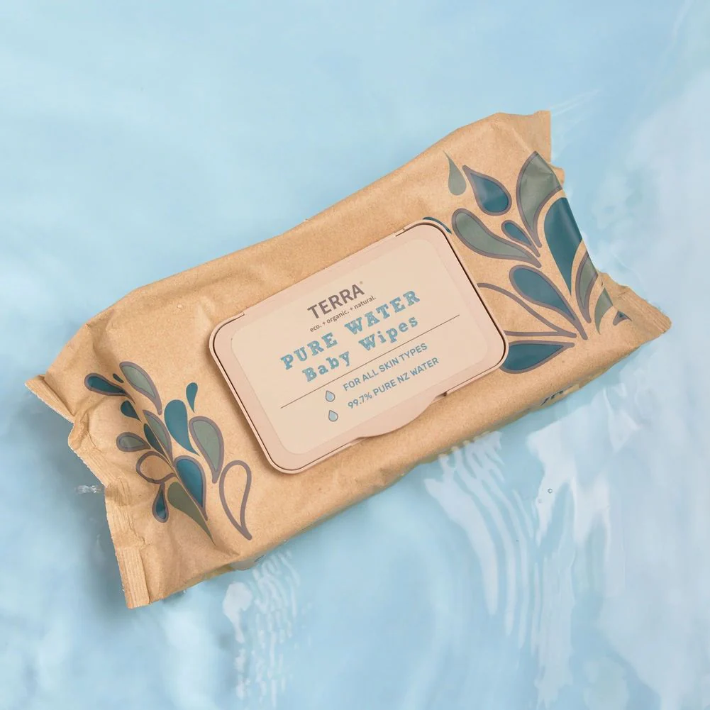 Terra Bamboo Baby Wipes - New Zealand Water (70 Count) - Image 4