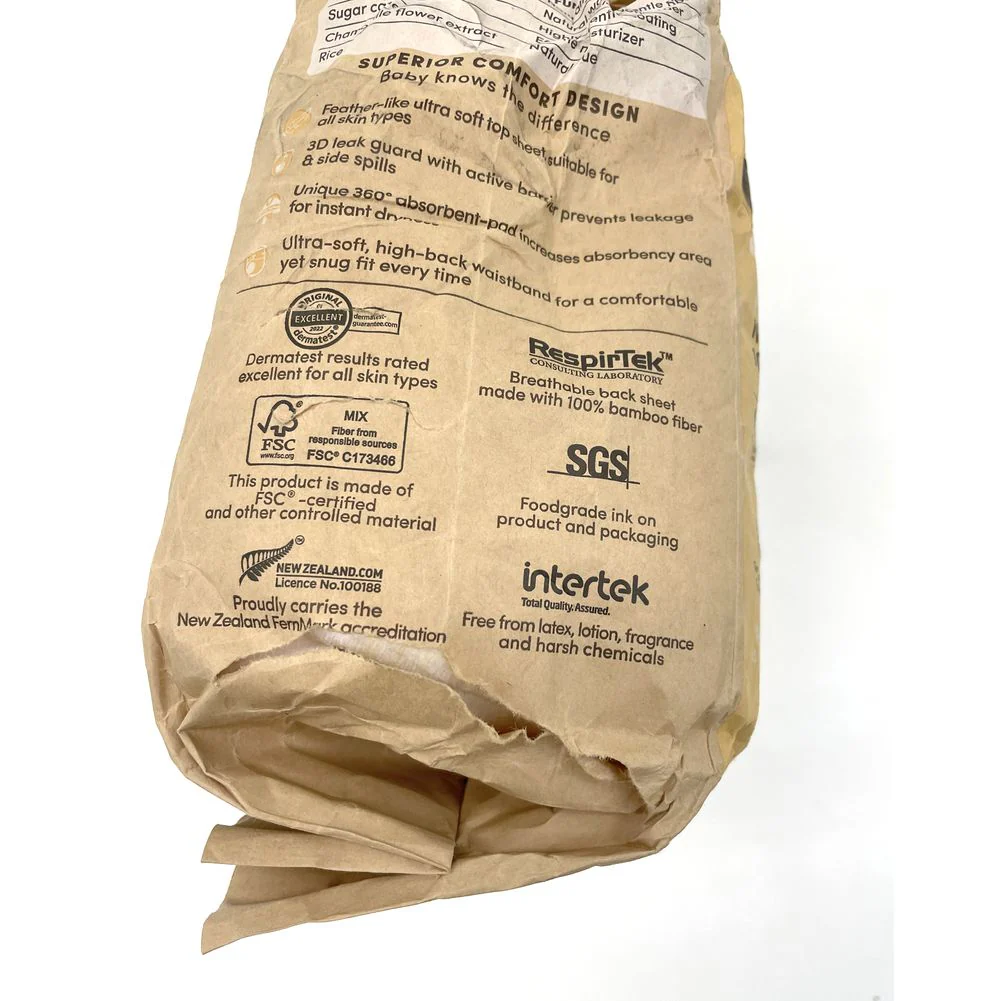 Terra Natural Plant-Based Eco-Friendly Diapers - 22 ct (Size 2, Infant) (Open Box) - Image 4