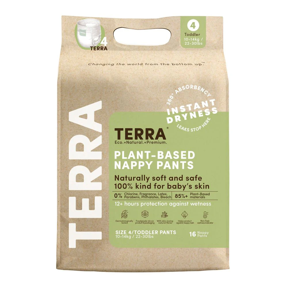 Terra Training Pant Size 4  Toddler 16/Pack (22 - 30lbs)