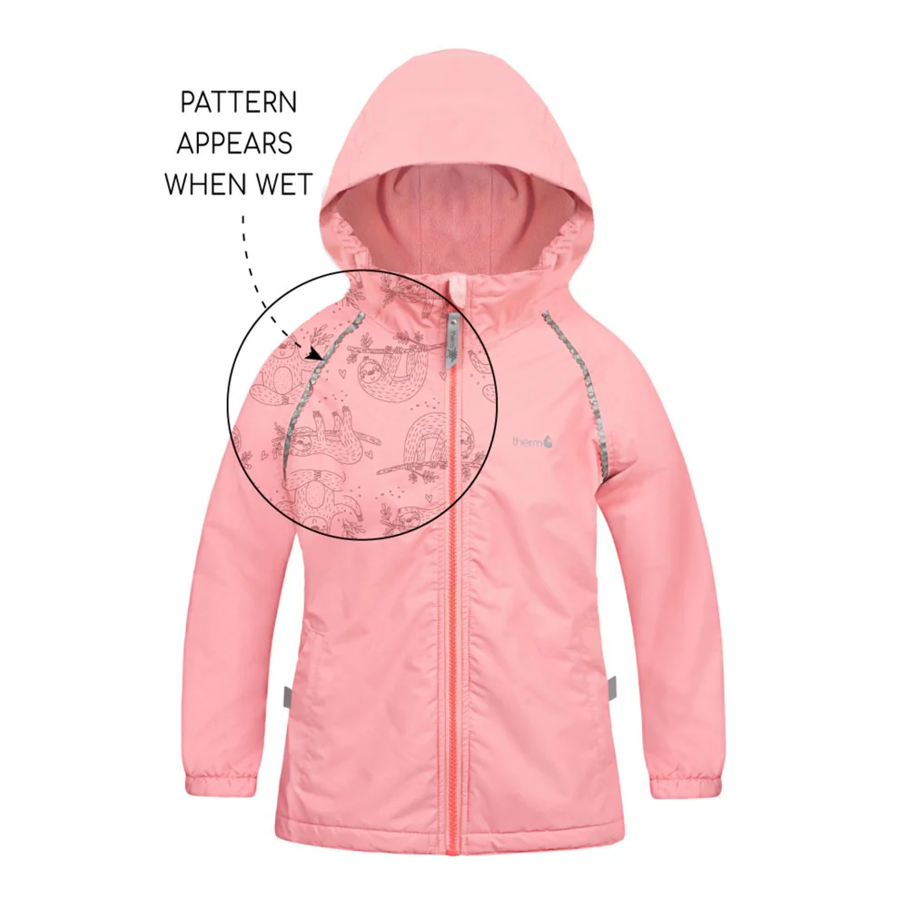 Therm SplashMagic Waterproof Fleece-Lined Girls Storm Jacket - Image 4