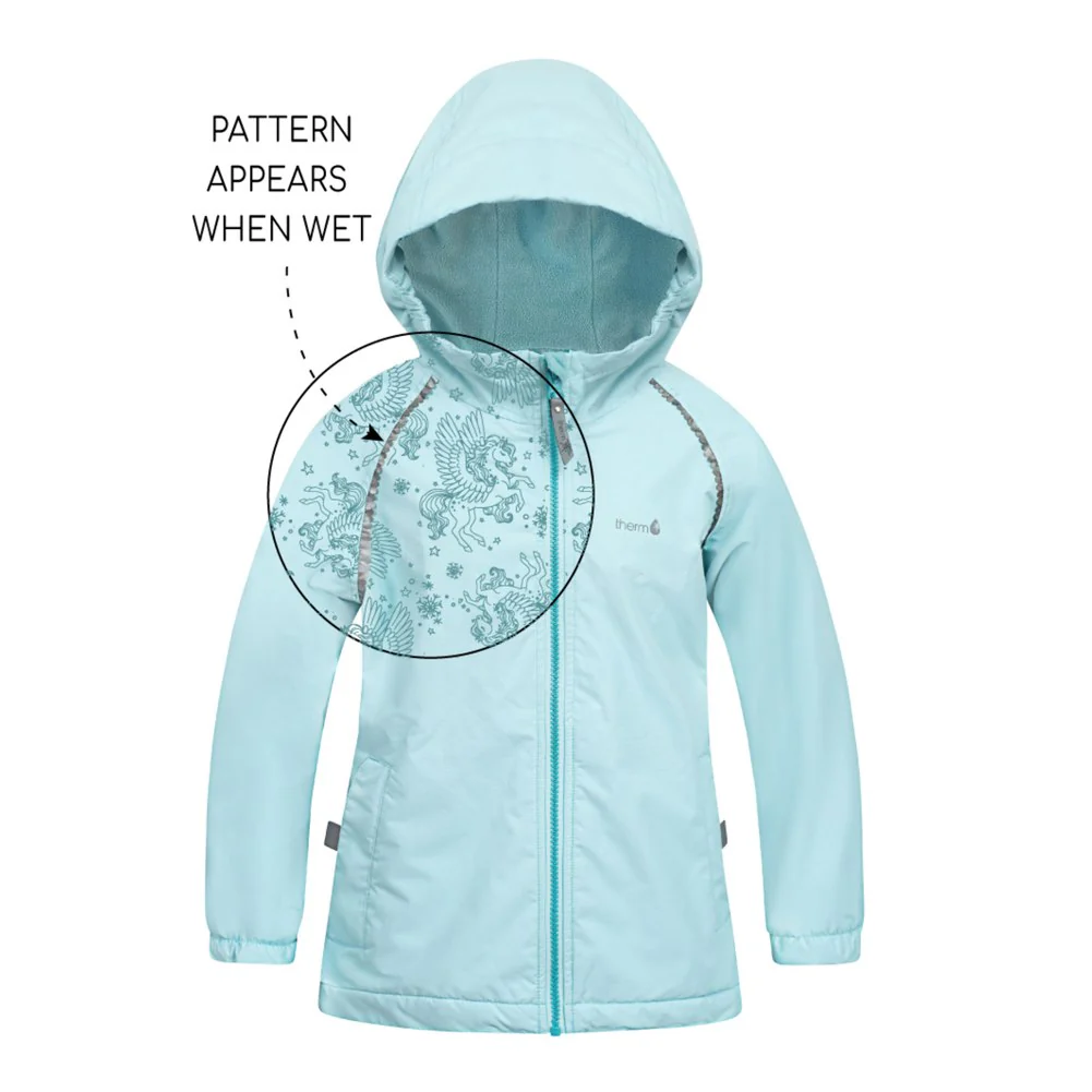 Therm SplashMagic Waterproof Fleece-Lined Girls Storm Jacket - Image 9