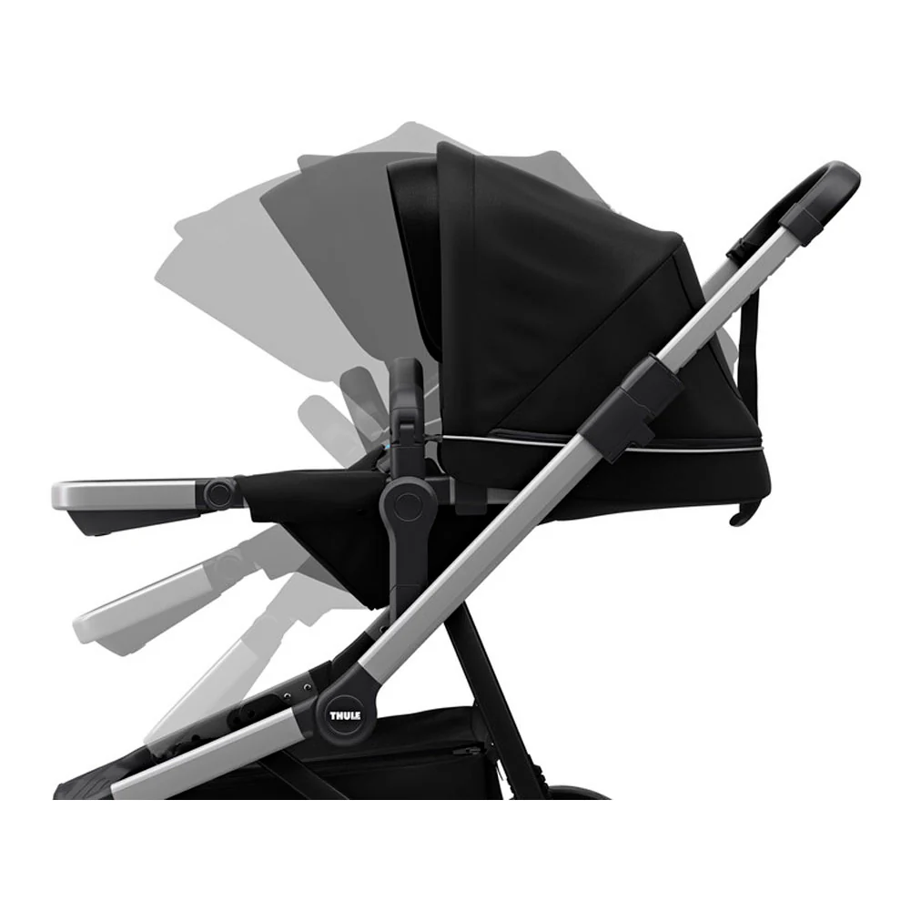 Thule Sleek Single Stroller - Midnight Black - Image 6