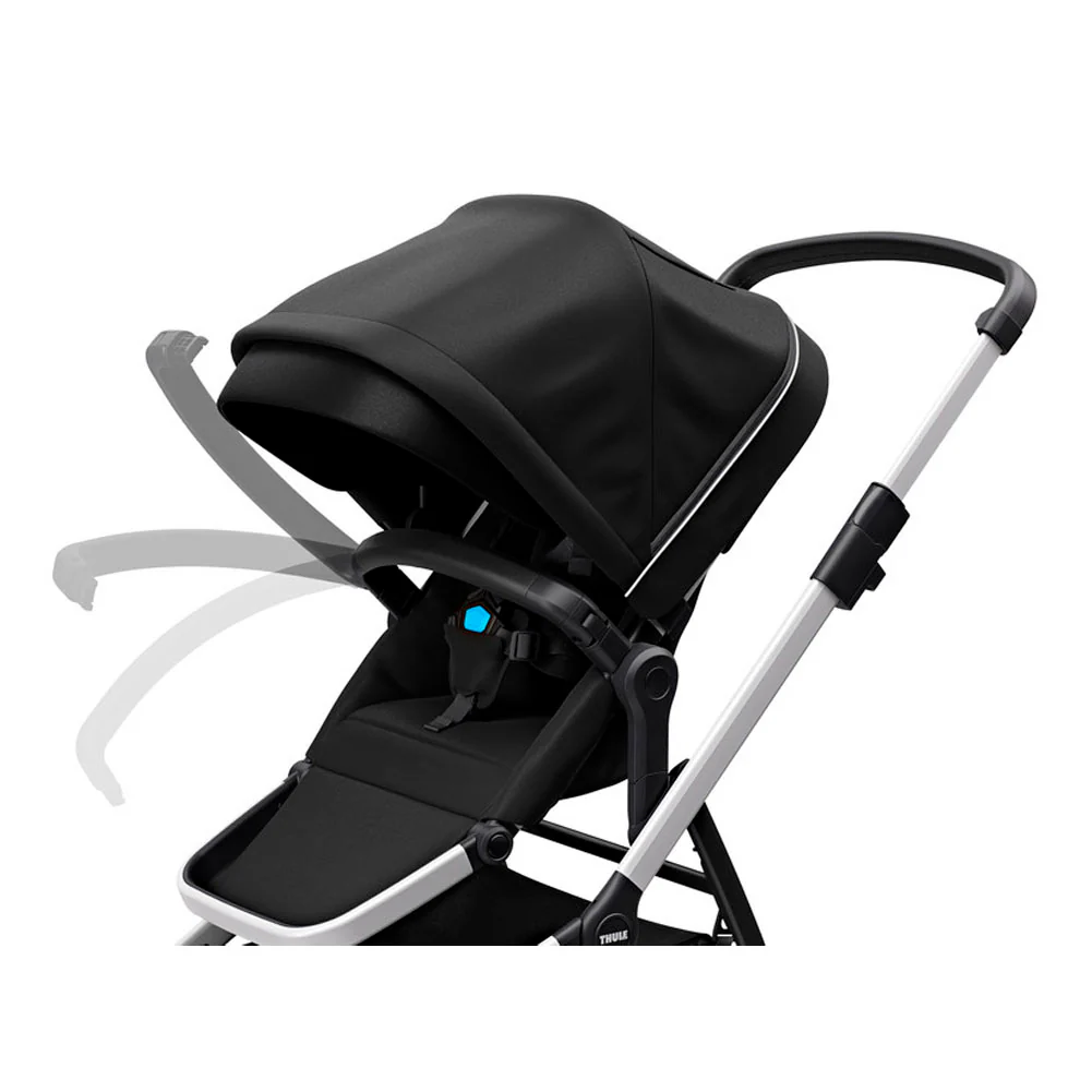 Thule Sleek Single Stroller - Midnight Black - Image 7