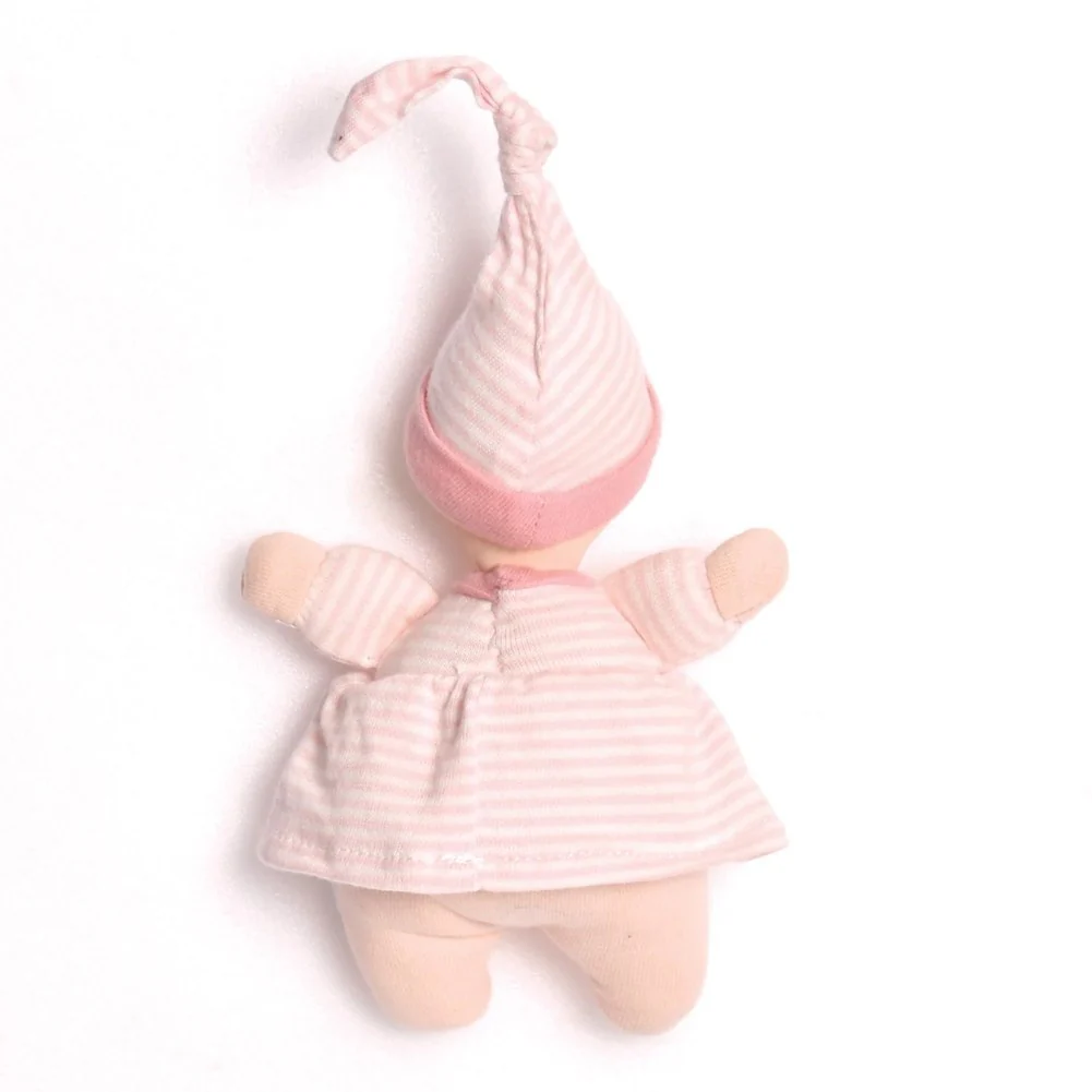Tikiri Bonikka Collection Precious Baby Plush Doll - Pink Stripe (7 inch) - Image 2
