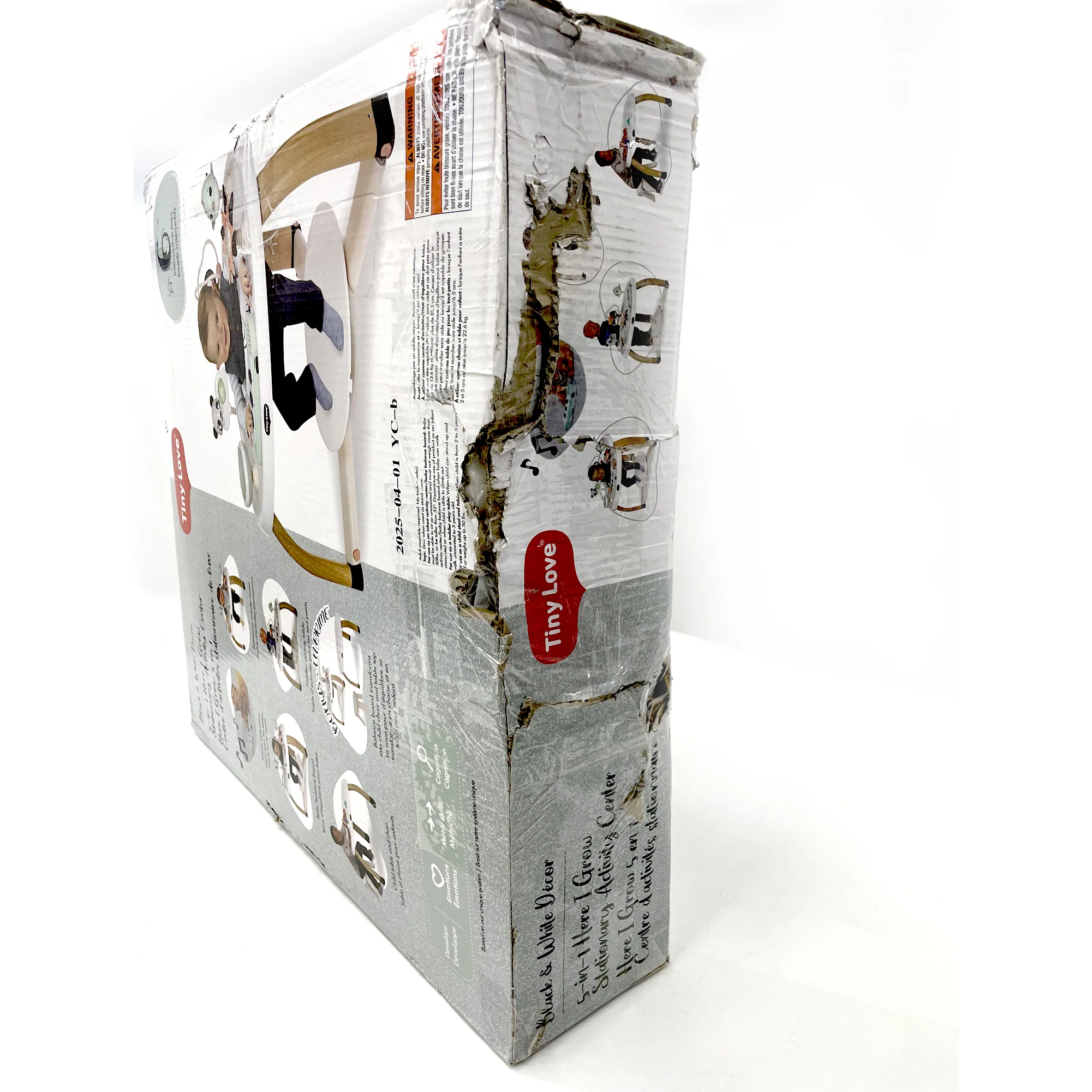 Tiny Love Black & White 5-in-1 Activity Center (Open Box) - Image 3