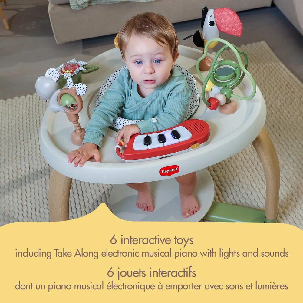 Tiny Love Boho Chic 5-in-1 Here I Grow Stationary Activity Center - Image 4