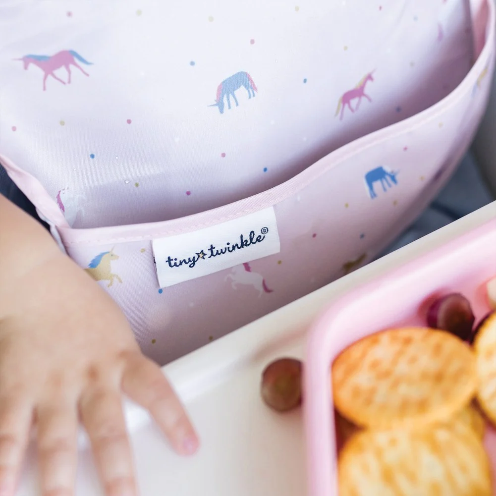 Tiny Twinkle 3-Pack Mess-Proof Easy Bibs Set - Image 5