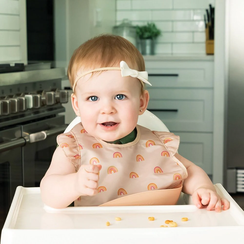 Tiny Twinkle 2-Pack Silicone Pocket Bib Set (6 Months+) - Image 5