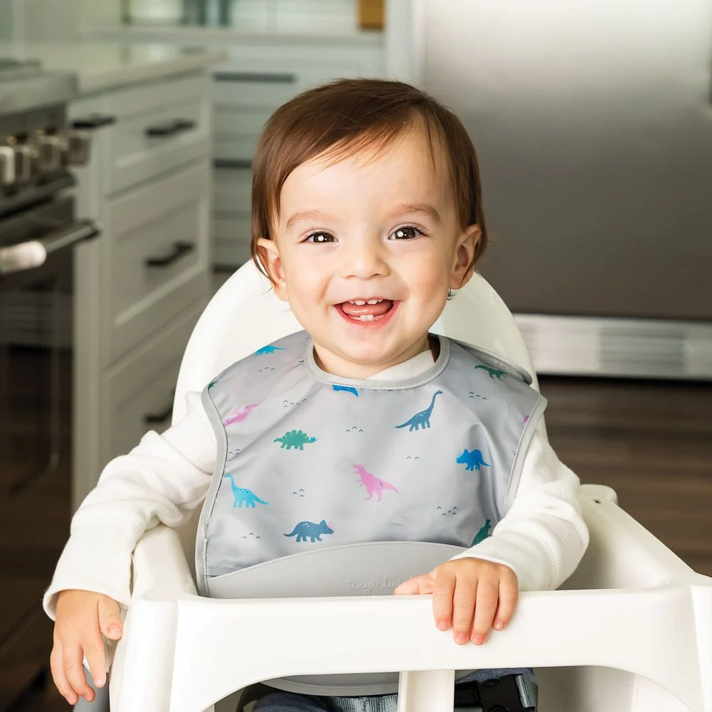 Tiny Twinkle 2-Pack Silicone Pocket Bib Set (6 Months+) - Image 7