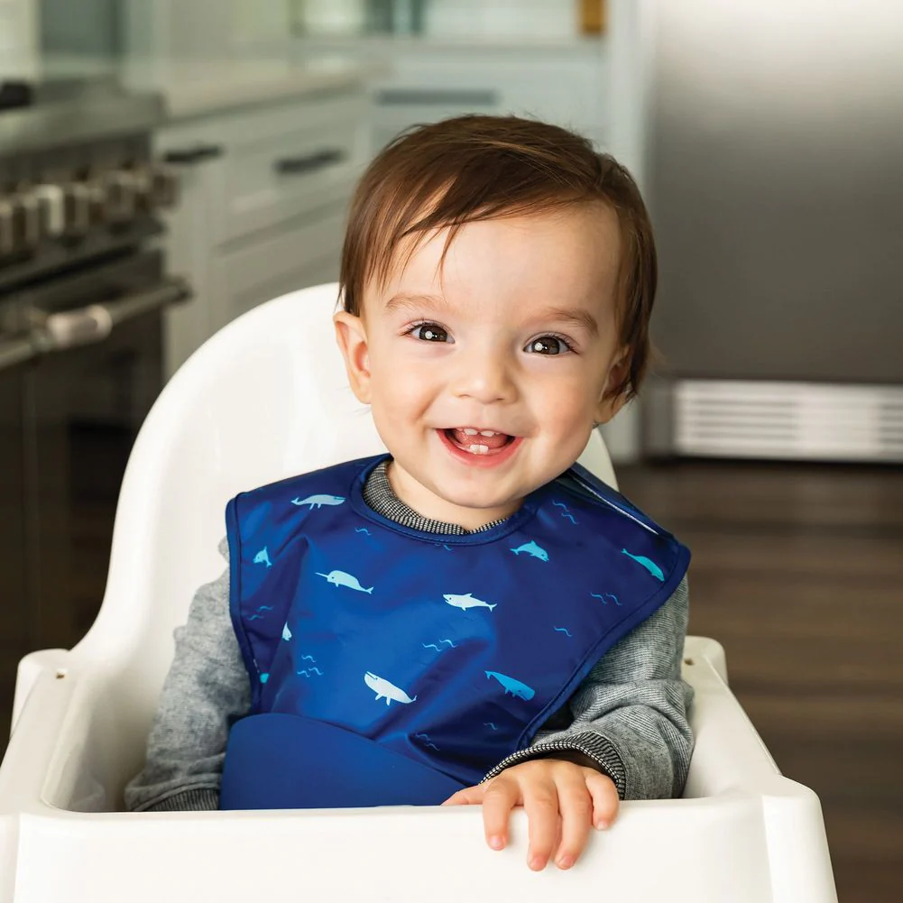 Tiny Twinkle 2-Pack Silicone Pocket Bib Set (6 Months+) - Image 9