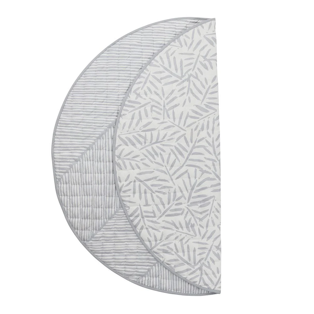 ToddleKind Organic Cotton Luxe Mat - Stone - Image 3