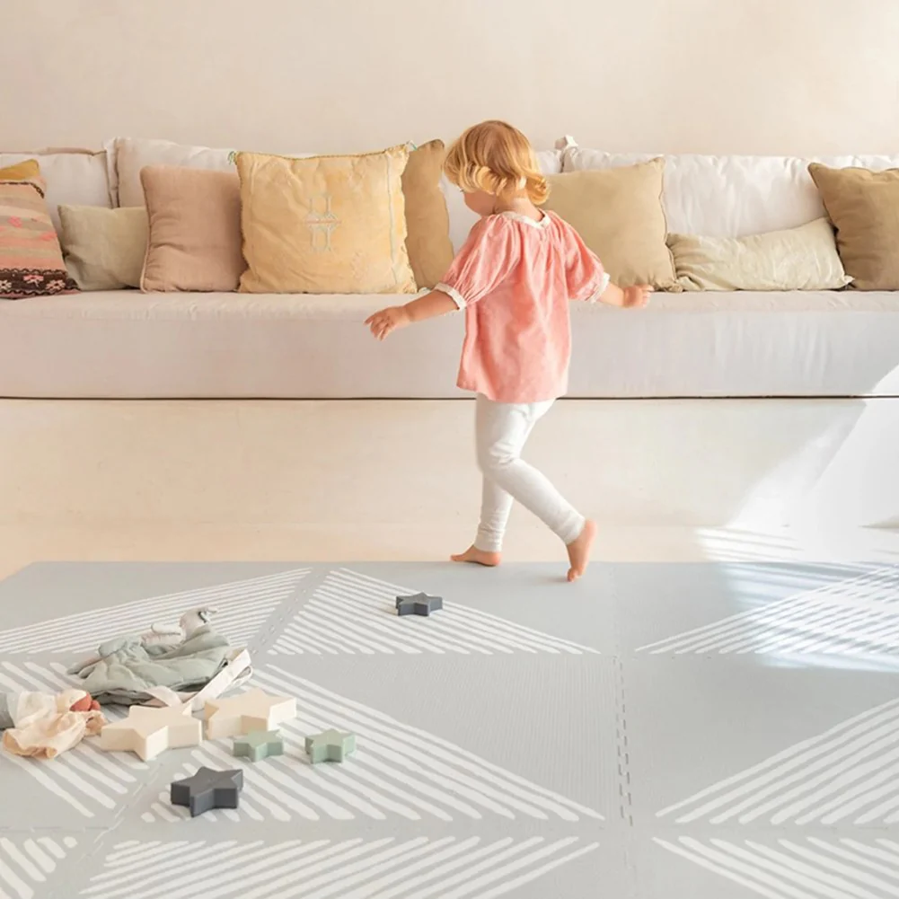ToddleKind Sandy Lines Series Prettier Playmat - Stone - Image 5