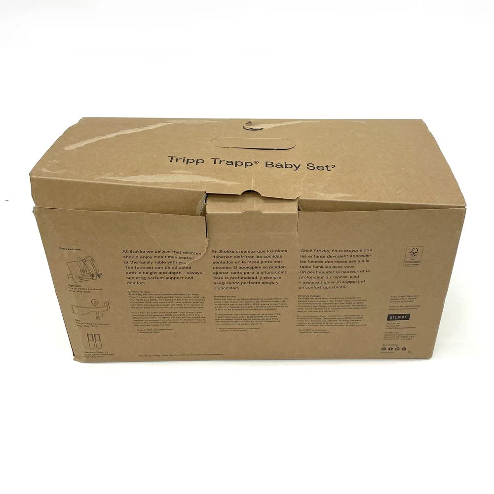 Tripp Trapp Baby Set2 with Harness & Extended Gliders - Serene Pink (Open Box) - Image 2