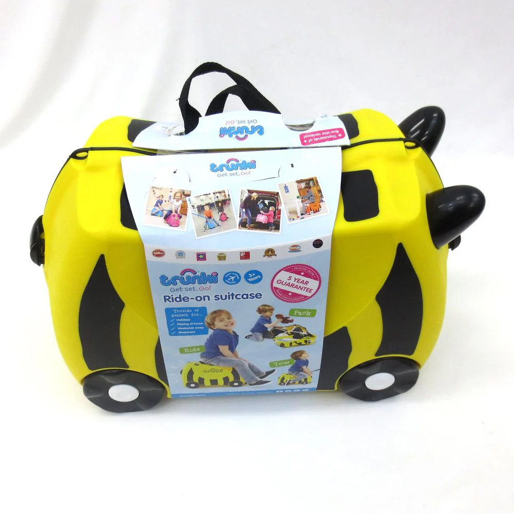 Trunki Ride On Suitcase - Bernard Bee (Open Box) - Image 4