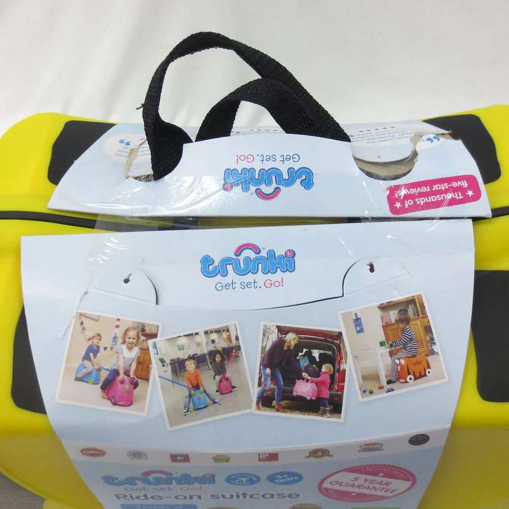 Trunki Ride On Suitcase - Bernard Bee (Open Box) - Image 5