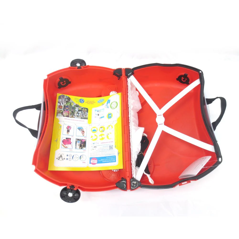 Trunki Ride On Suitcase - Harley Ladybird (Open Box) - Image 4