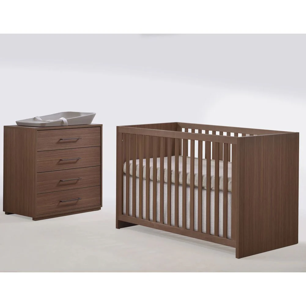 TULIP Contempo Collection Island Crib and 4-Drawer Dresser Set - Image 3