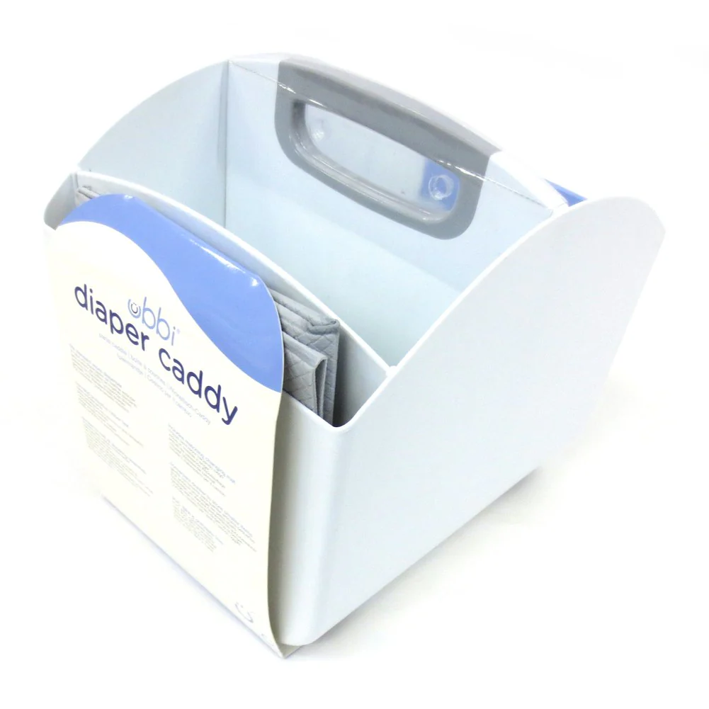 UBBI Diaper Caddy - White/Grey (Open Box) - Image 3
