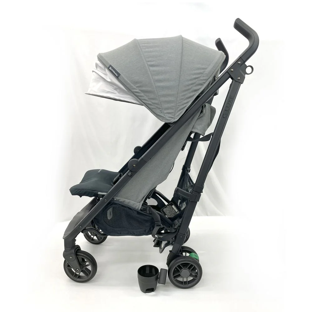 UPPAbaby G-Luxe V2 Lightweight Stroller - Greyson (Charcoal Melange) (Open Box) - Image 2