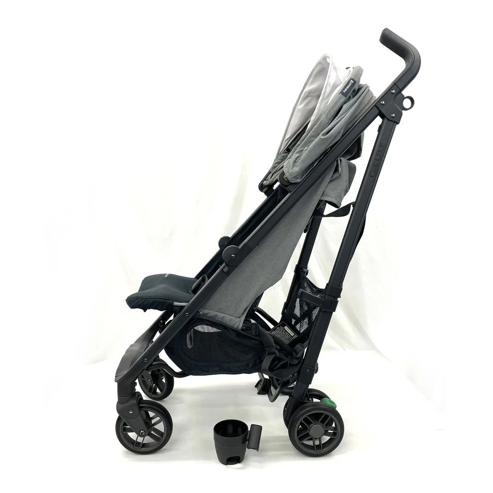 UPPAbaby G-Luxe V2 Lightweight Stroller - Greyson (Charcoal Melange) (Open Box) - Image 3