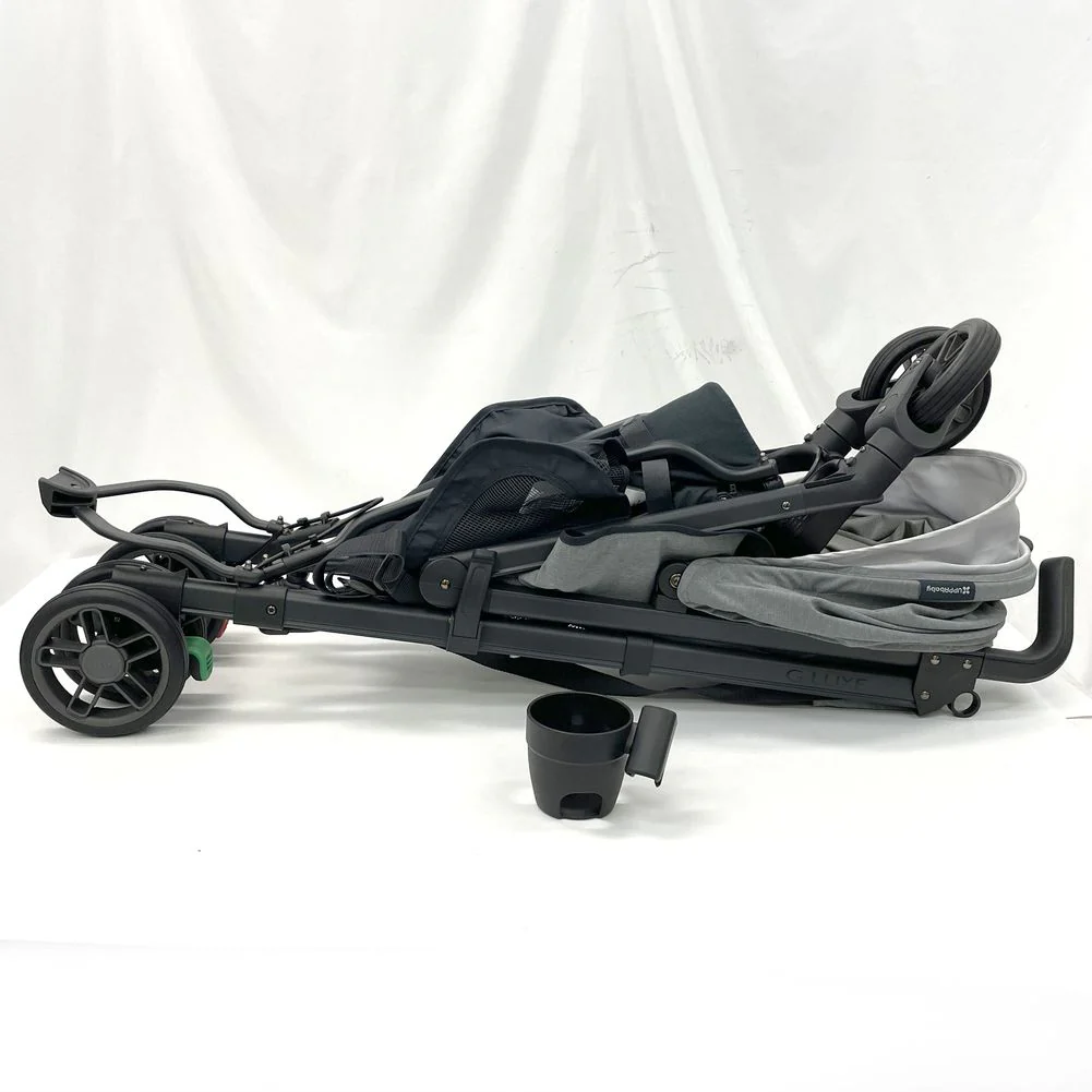 UPPAbaby G-Luxe V2 Lightweight Stroller - Greyson (Charcoal Melange) (Open Box) - Image 4