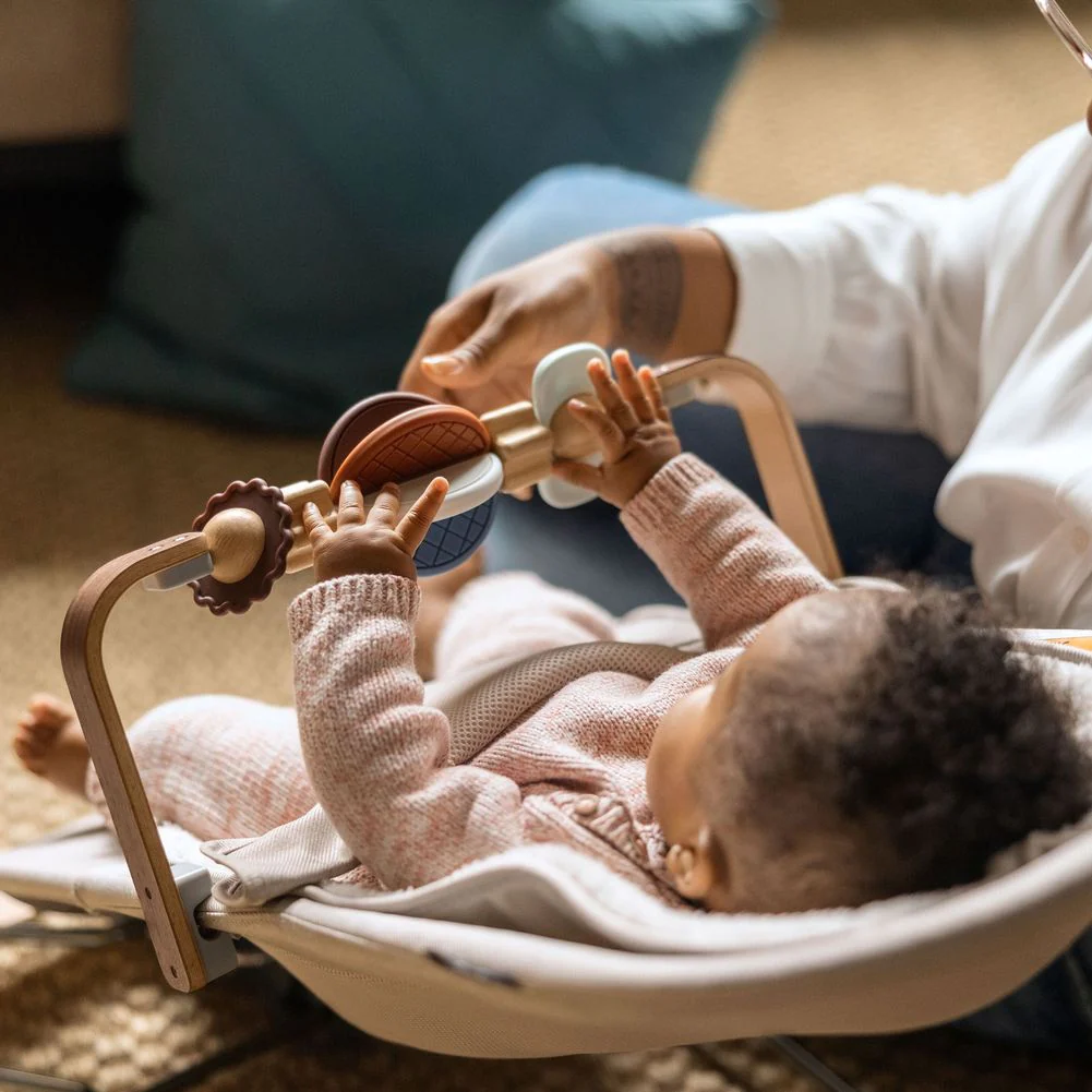 UPPAbaby Mira Bouncer Wooden Wheel Toy Bar - Image 4