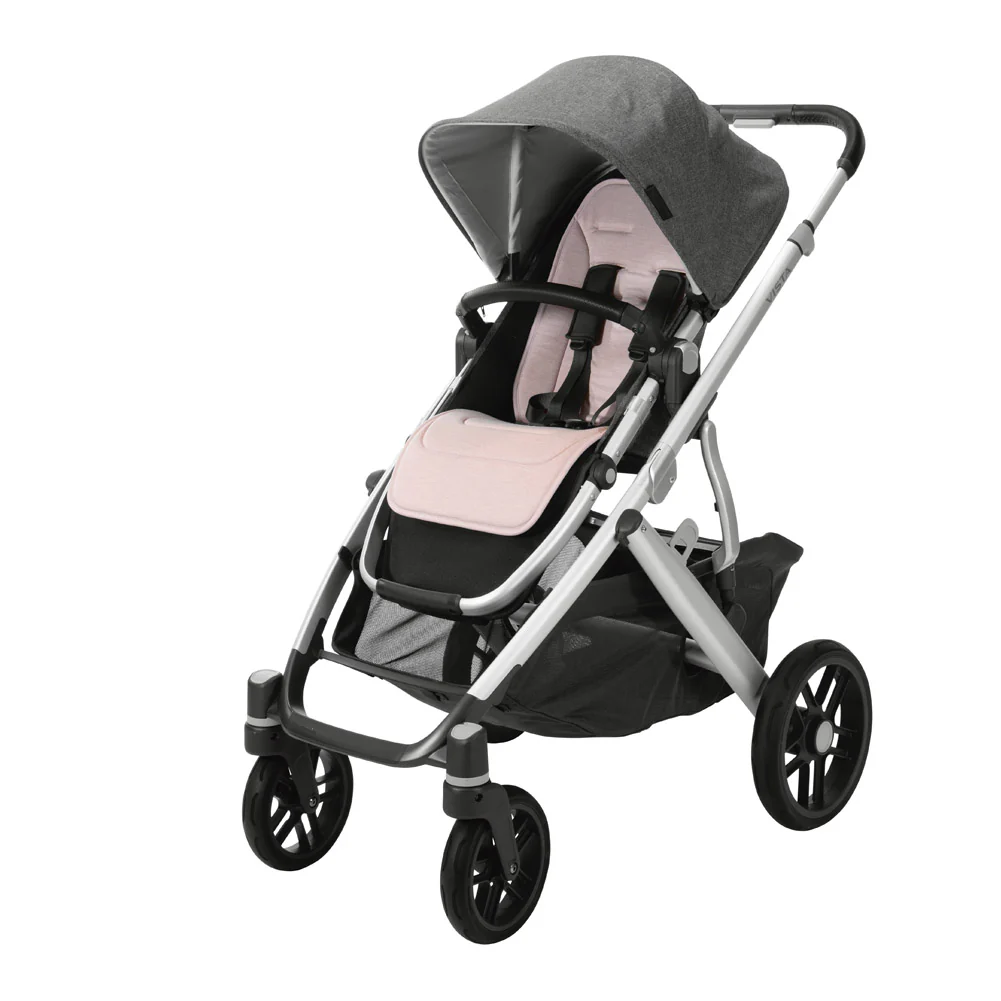 UPPAbaby Reversible Seat Liner for Vista/Cruz Strollers - Alice (Dusty Pink) - Image 3
