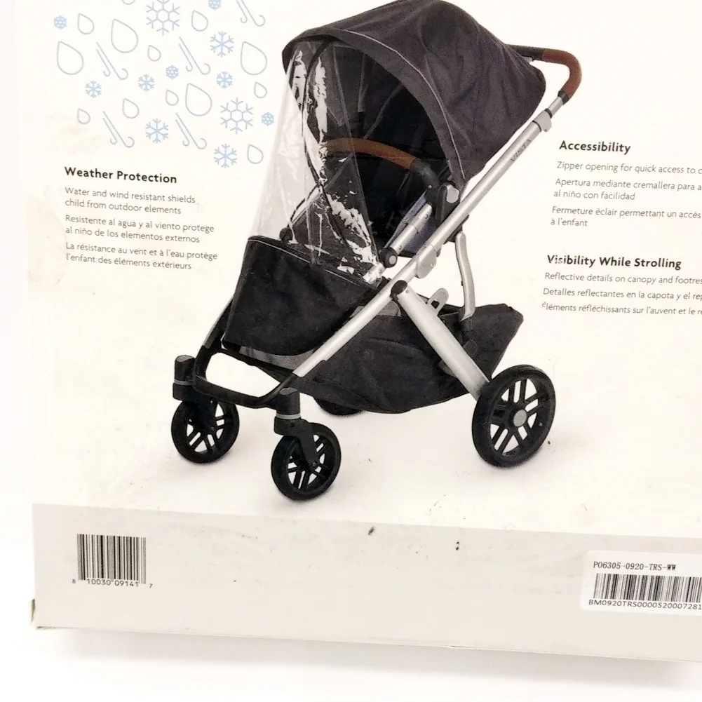 UPPAbaby Vista/Cruz V2 Performance Toddler Seat Rain Shield (Open Box) - Image 4