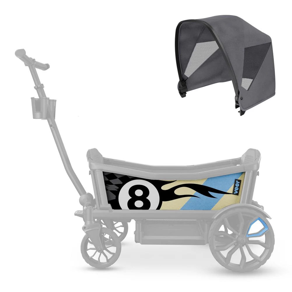 Veer Wagon Sidewall Kit & Cruiser Retractable Canopy