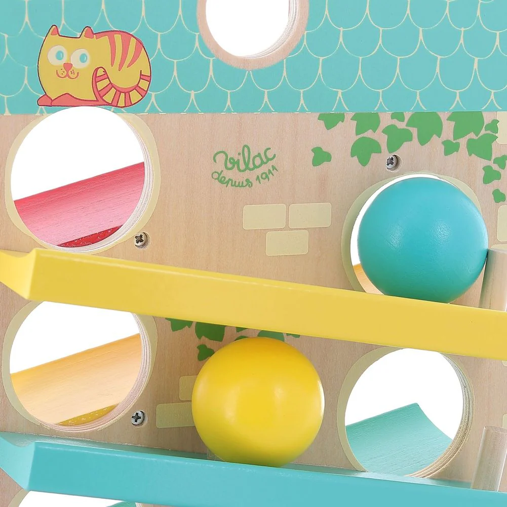 Vilac House of Balls Activity Toy - Image 3