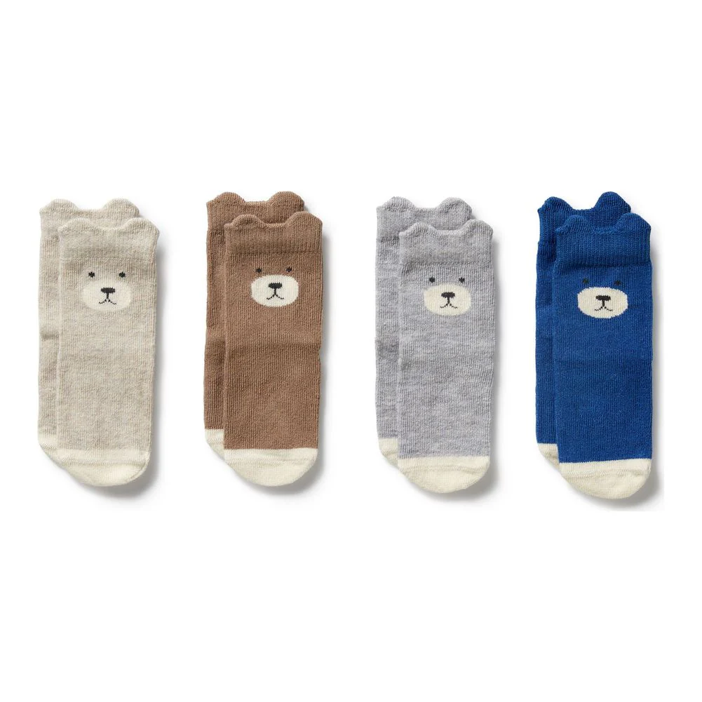 Wilson+Frenchy 4-Pack Organic Baby Socks Set - Image 8